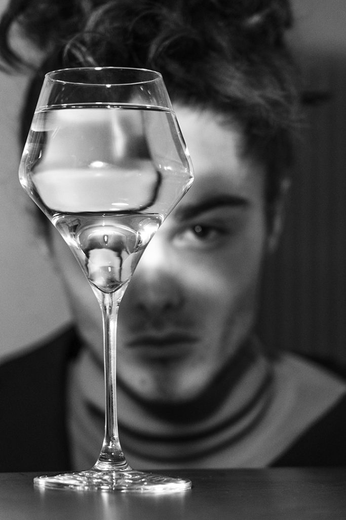 Portrait reflet eau