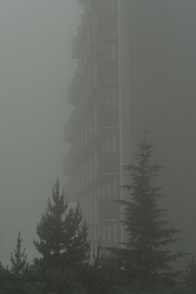 Foggy montain