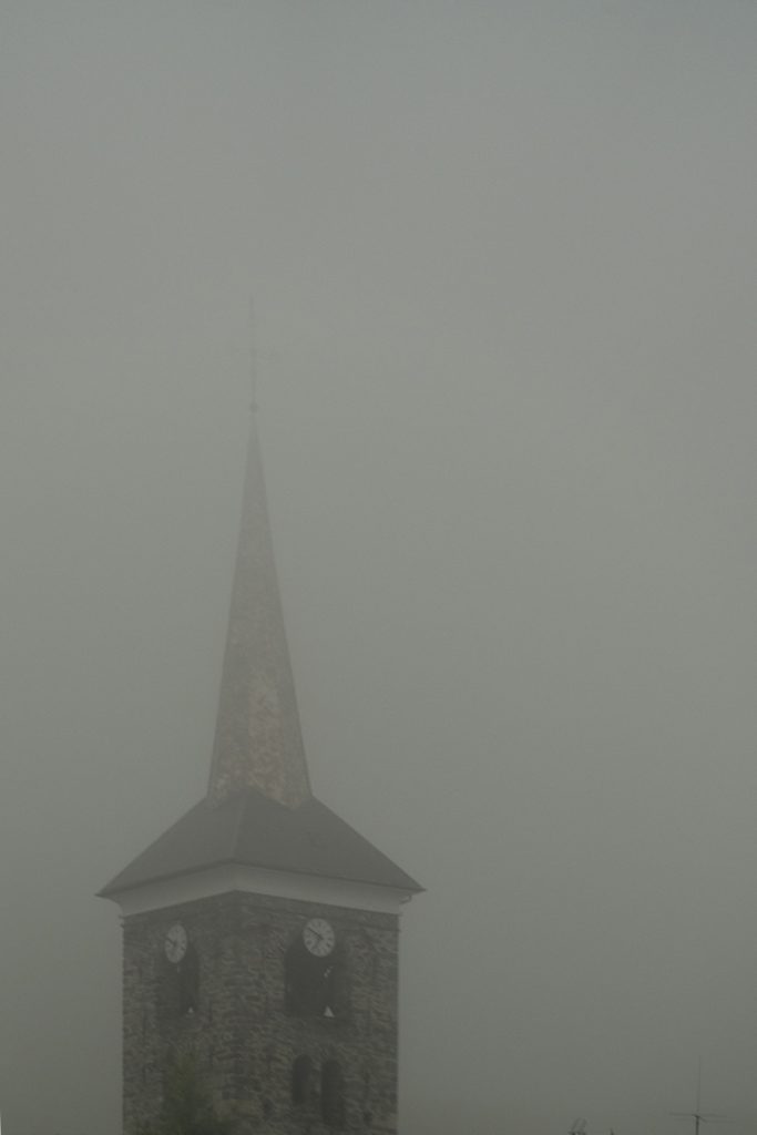Foggy montain