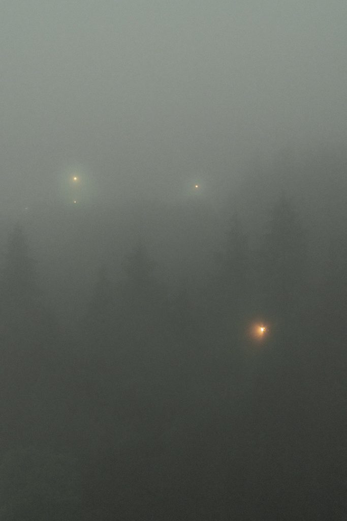 Foggy montain