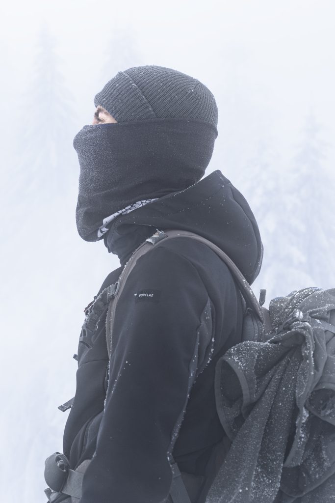 Portrait outdoor lors d'une randonnée dans les Vosges