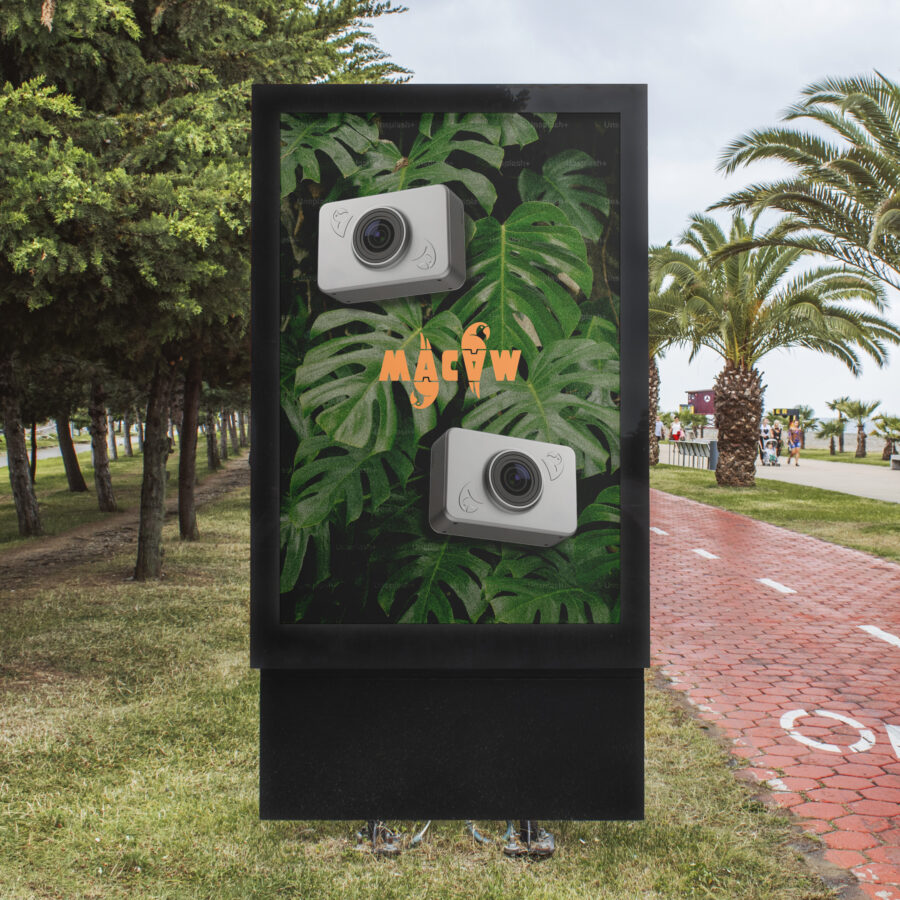 Citylight advertising poster